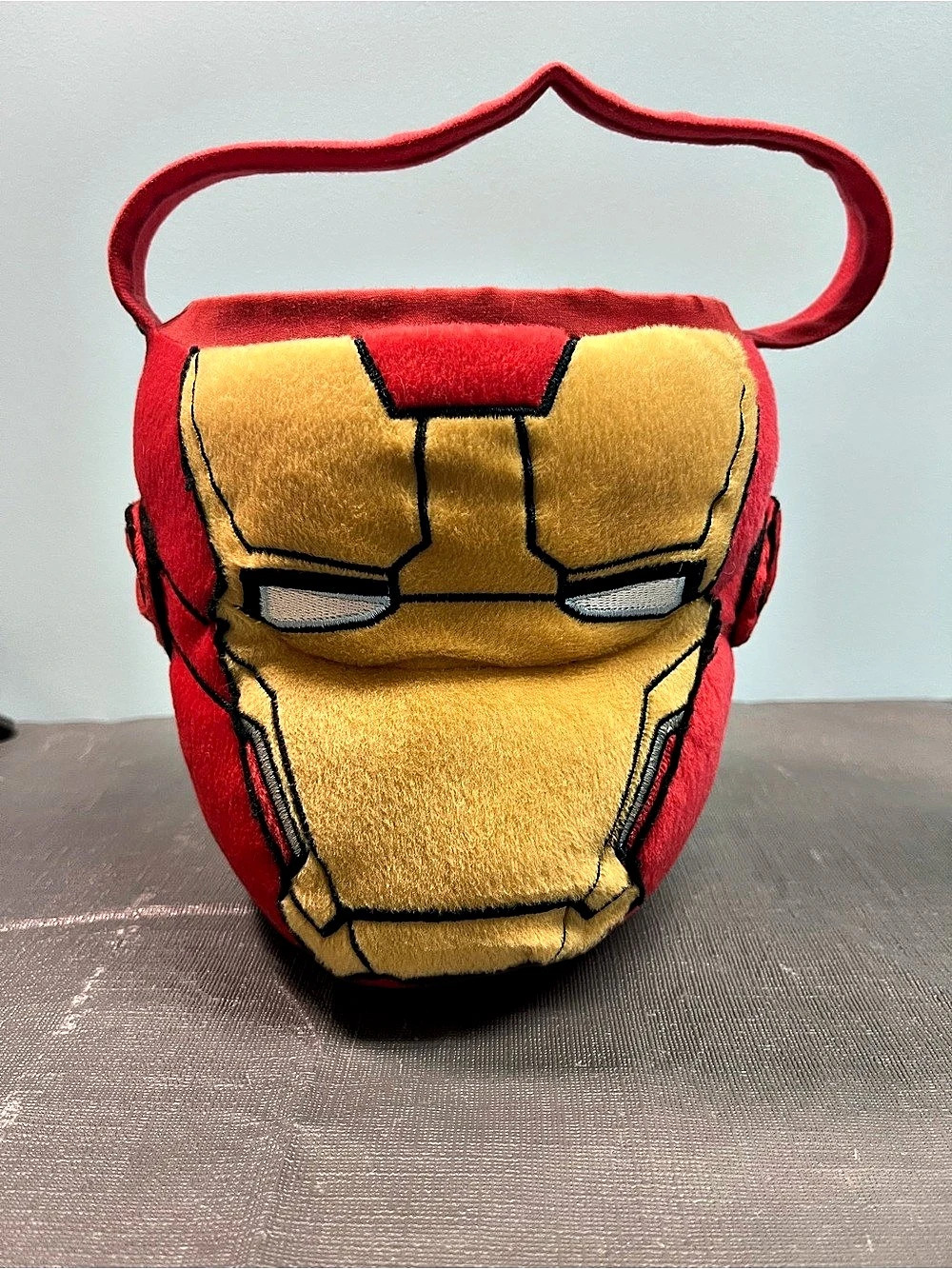 Marvel Iron Man Plush Trick-or-Treat Bucket Mini Bag Red & Gold